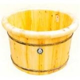 Qyx-004 420270奇浴木桶-带沿足桶