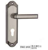 F802-M10太行锁具五金-中号铁板执手门锁