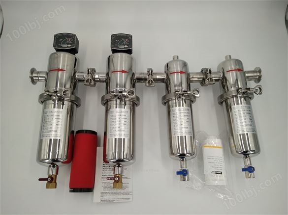 不锈钢高压气体氮气氢气压缩空气过滤器