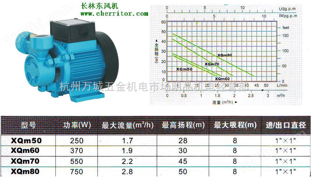 供应利欧XQm50微型旋涡泵,小型空调系统泵，杭州水泵代理